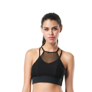 Dragon Fit New Women Mesh Sports Bra Breathable Athletic