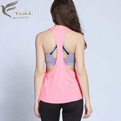 8 Colors Summer Sexy Women Tank Tops Dry Quick Loose Gym Fitness Sport Sleeveless Vest Singlet for Running Training