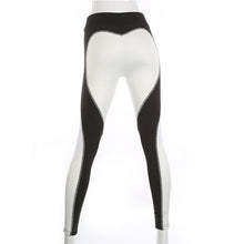 Didiopt Yoga Pants Patchwork Cute Heart Leggins