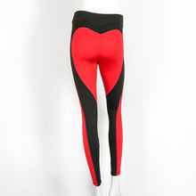 Didiopt Yoga Pants Patchwork Cute Heart Leggins