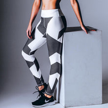 Quick-drying Net Yarn Yoga Pants Black Laser Printing