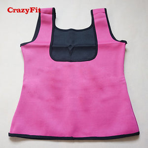 Yoga Top Vest Sport T Shirt Women Hot Shaper Fat Burning