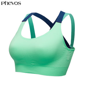 Phevos Women Push Up Sports Bra for Fitness Yoga