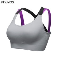 Phevos Women Push Up Sports Bra for Fitness Yoga