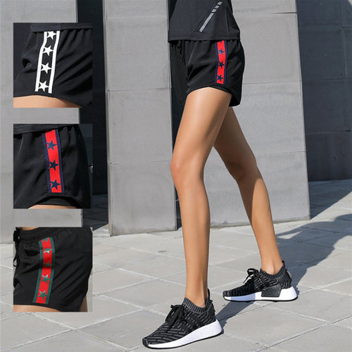 Summer Professional Women Yoga Shorts 2 In 1 Running